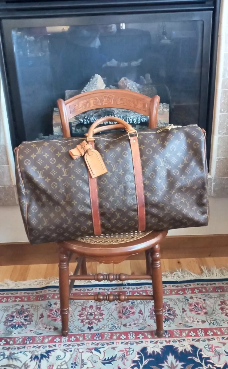 SALE Vintage Louis Vuitton Keepall 60 Bandouliere Monogram 