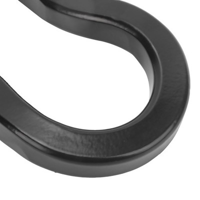 Pair Front Tow Hooks Black Heavy Duty Bow Shackles 84072463 Fit For Chevrole SET