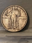 Beautiful 1917d Type 2 Standing Liberty Quarter In AU.  Super Details.  See...