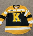 Ryan Kujawinski 2014-15 Kingston Frontenacs OHL Game Worn Hockey Jersey Size 56