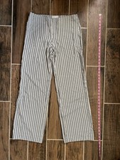 Reformation Women's Striped Dress Pants Straight Leg, Size 4