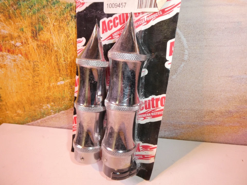 Harley Grips Tribal Chrome Cable Throttle Made In USA  Accutronix GR100-LC T5 - Image 3 of 4