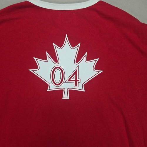 Vintage 04 Roots Canadian Olympic Team T-Shirt Ringer Tee Canada Men's XXL - Picture 7 of 12