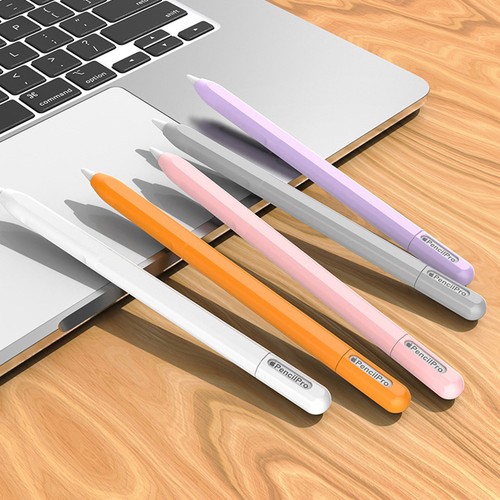 Pencil Case Apple Pencil Pro Color Matching Soft Silicone Ultra Thin Protective - Afbeelding 5 van 36