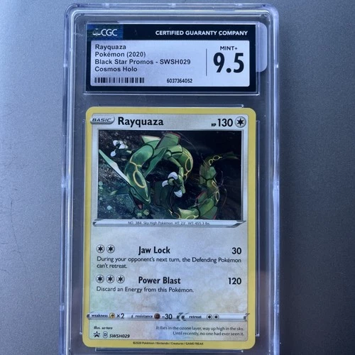 Pokémon TCG Rayquaza SWSH029 Cosmos Holo Black Star Promo