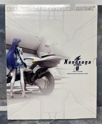 XENOSAGA Episode II Brady Games Limited Edition Strategy Guide w/ Poster