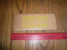 AUTO-LITE SPARK PLUGS "PLUG-CHEK" In Original Cover Pouch - Vintage