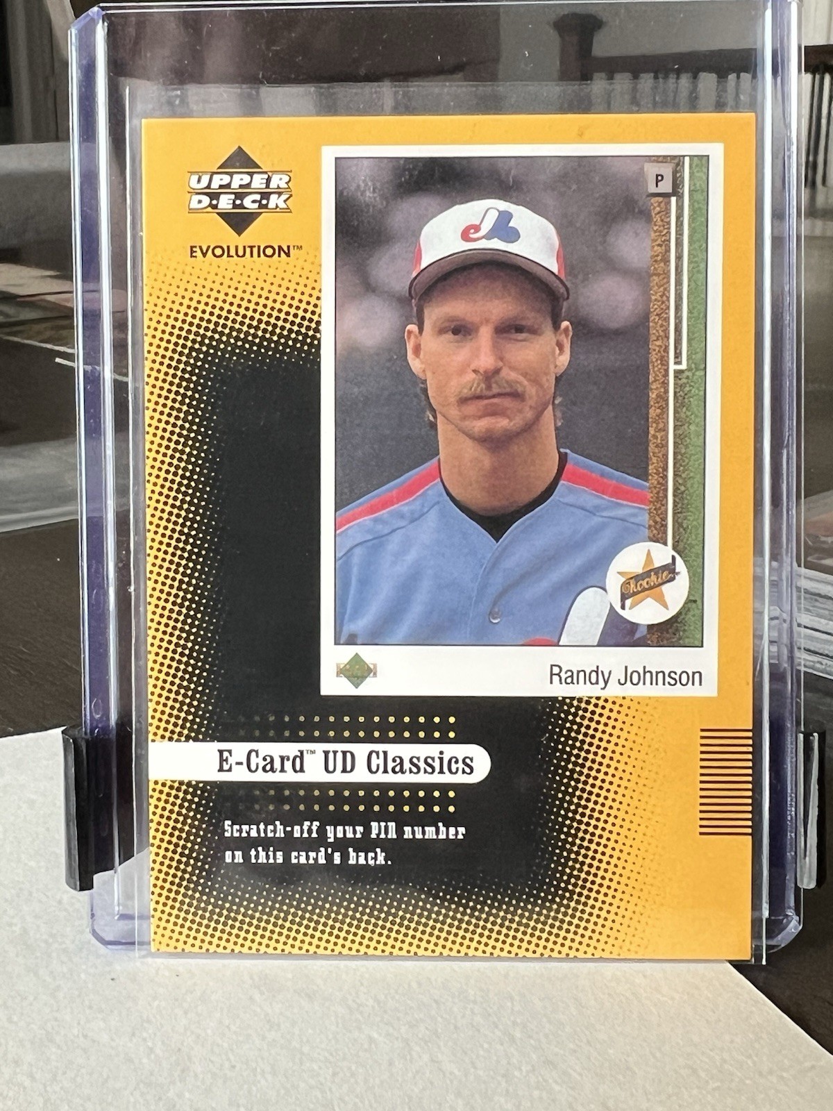 2001 Upper Deck Evolution E-Card Classics Randy Johnson Card #EC3