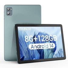 10.1 Inch Android Tablet 128GB 5G WiFi FHD IPS Touch Screen A55 Bluetooth WDYQJE