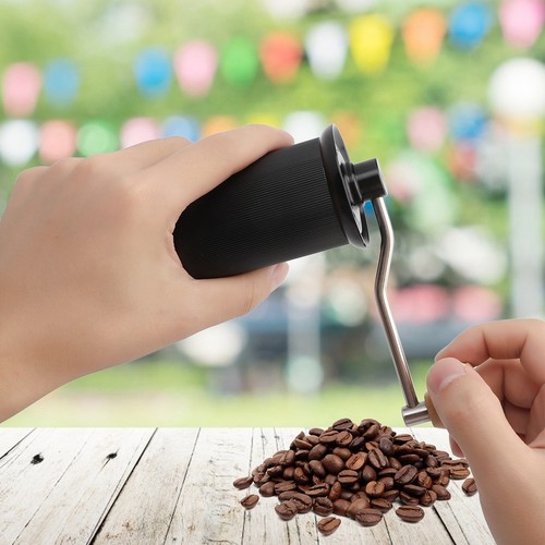 Household Portable Manual Coffee Mill Grinder Hand Crank Kitchen Grinding CS - Picture 4 of 12
