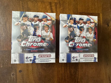 2026 Topps Chrome Baseball Logofractor Edition Hobby Box Factory Sealed LOT of 2