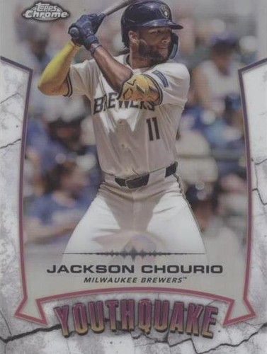 2025 Topps Chrome Platinum #16 Jackson Chourio Milwaukee Brewers 