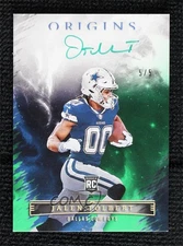 2022 Panini Origins Rookie Auto Green 5/5 Jalen Tolbert #RAU-JTO Auto RC 0c6