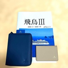 Cruise Ship Asuka III ASUKA Card Case Pass Case Wallet Brochure