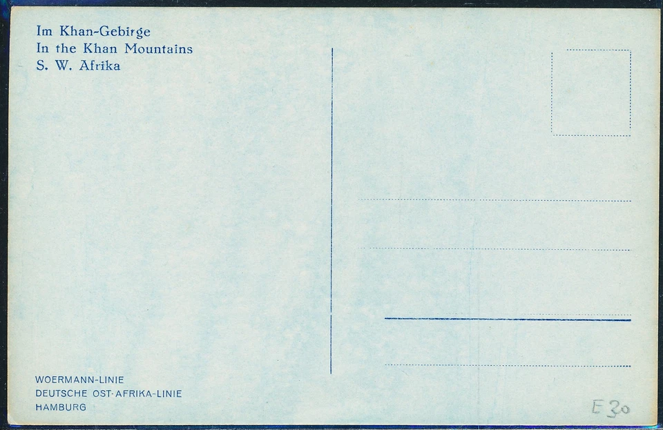 BV60917 Germany East Africa views landscapes fine postcard MNH - Image 2 of 2