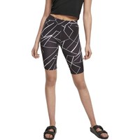 Urban Classics Ladies Cycle Tech Mesh Shorts Geometric - XS