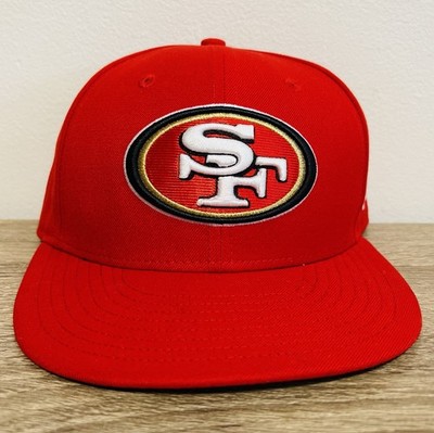 New Era 59FIFTY San Francisco 49ers Sample Fitted Hat 7 1/2 Red NFL Cap