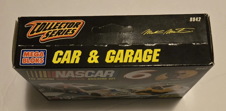 MEGA BLOKS NASCAR MARK MARTIN RACE CAR SET- Scale 1:16 -New with Seal Box. #9956 - Image 4 of 4