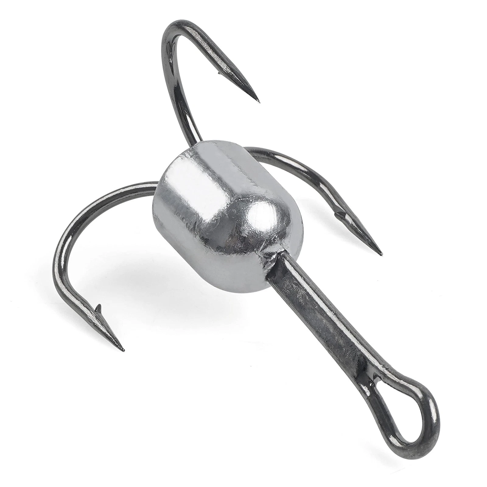 Snagging Weighted Treble Hooks, 5pcs Snagging Hooks Large Weighted Fishing Ho... - Picture 1 of 6