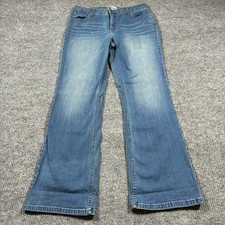 Levi's Signature At Waist Bootcut Jeans Womens 14 Medium Blue Denim High Rise