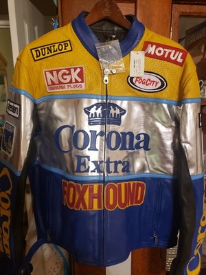 Corona Extra Super Bike leatger Jscket  size large