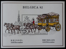 TIMBRE de BELGIQUE - BLOC FEUILLET N°59 EXPOSITION BELGICA 82 NEUF ** LUXE MNH