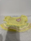 Cabbage Patch Kids Doll Dress, Yellow, Vintage, 1985