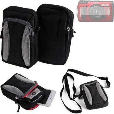 Kamera Tasche für OM System Tough TG-7 Umhängetasche Gürteltasche Holster Fot