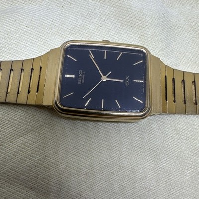 1980s Seiko SX Tank Watch , 33mm X25mm Running 