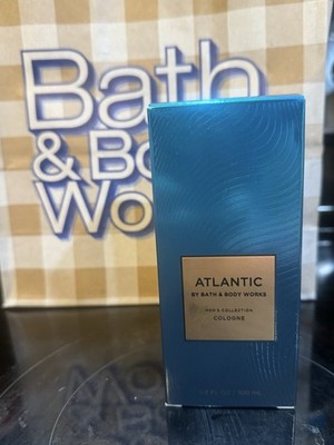 NIB BATH & BODY WORKS ATLANTIC FOR MEN COLOGNE 3.4 FL OZ 100 ml BOTTLE