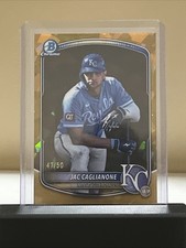 2025 Bowman Chrome Sapphire Jac Caglianone Image Variation Gold /50