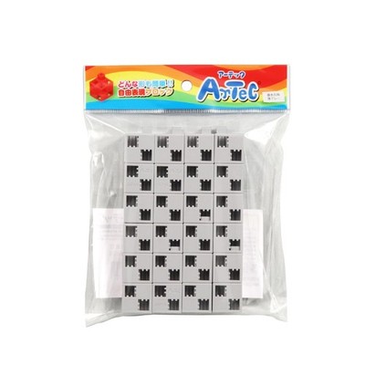 Artec Artec Blöcke, Basic Square, hellgrau, 24 Stück, 077751