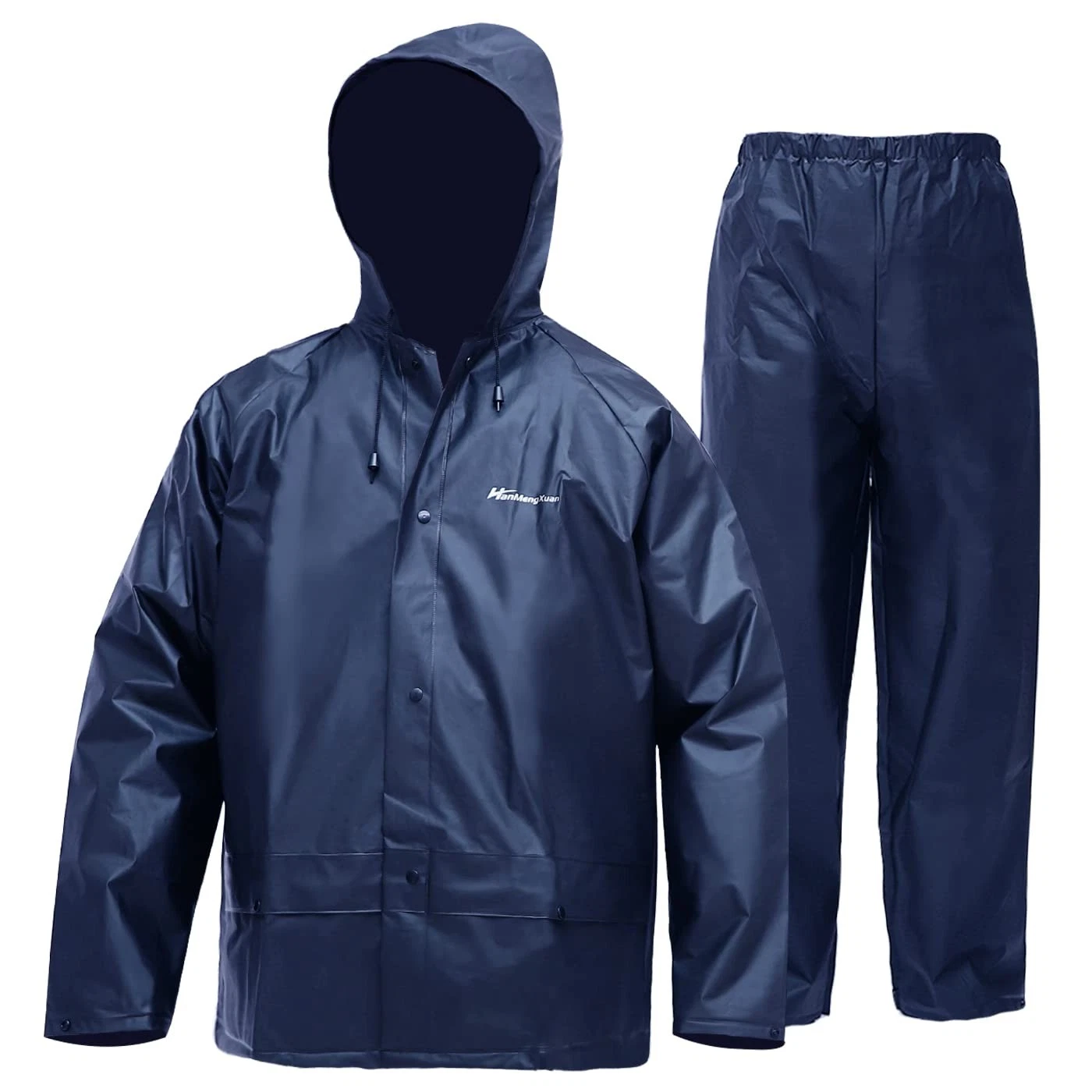 Mens Rain Suit Waterproof Work Gear UltraLite Rain Jacket Pants Rainwear