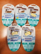 5 Boxes of 2: BIC Easy Rinse Disposable 4-Blade Razors 9061 W7B