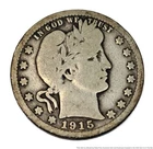 Terrific Condition 1915 P Philadelphia Barber Quarter Early Silver 25C US Coin
