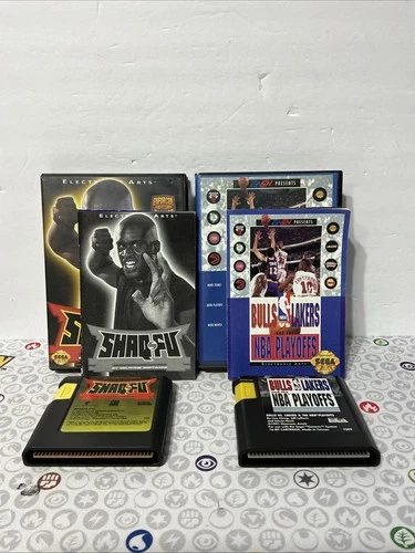 Shaq-Fu & Bulls vs Lakers NBA Playoffs  (Sega Genesis, 1994) - Complete!
