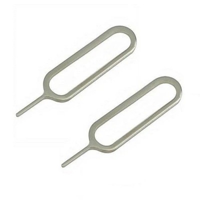 2 X Sim Card Tray Removal Eject Pin Key Tool Cell phone Iphone Ejector Remover