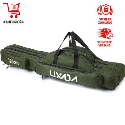 Angeltasche 3 Schichten faltbar 90/120/150 cm mit Schultergurt