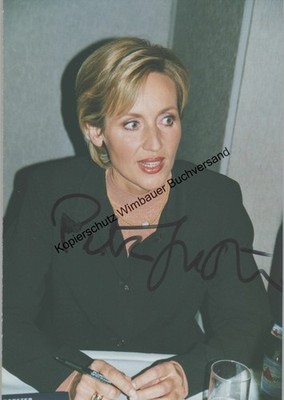 Original Autogramm Petra Gerster ZDF /// Autogramm Autograph signiert sig 295477