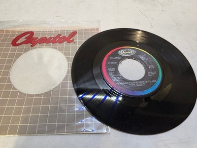 Peabo Bryson & Roberta Flack   Born To Love 7'' Single 1983 Capitol Soul R&B 45