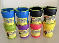 Glow In The Dark Car Ashtray- Extinguishing Portable Ashtray 1 pc Random Color