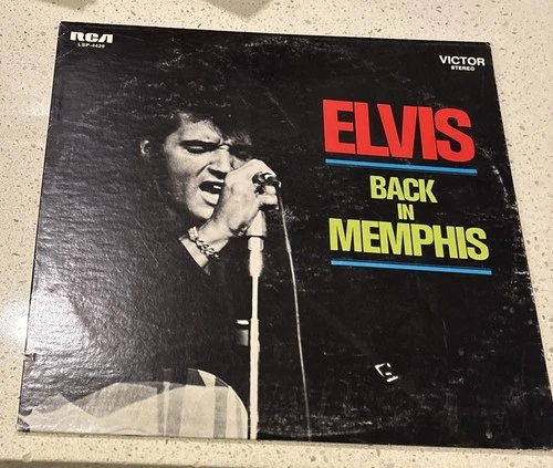 ELVIS PRESLEY BACK IN MEMPHIS 1971 LP RCA LSP-4429 First Press VG