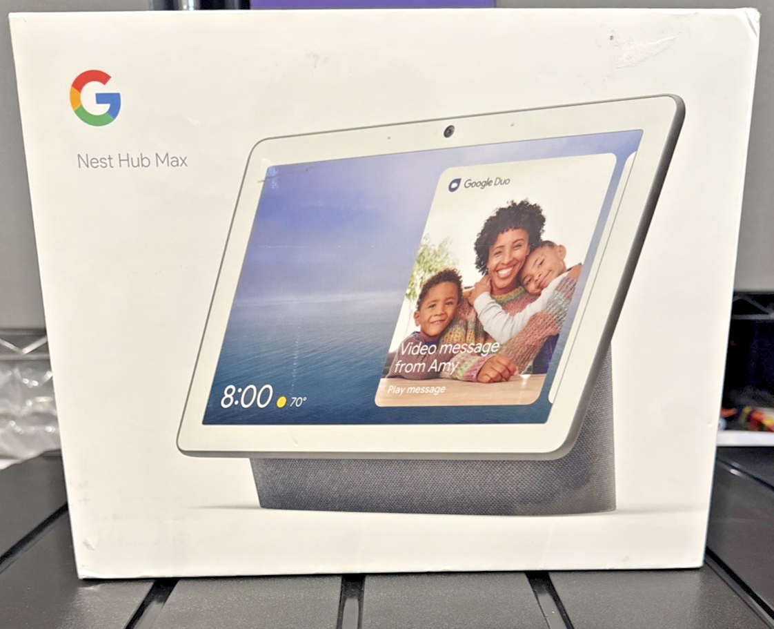 Google Nest Hub Max - Charcoal for sale online | eBay