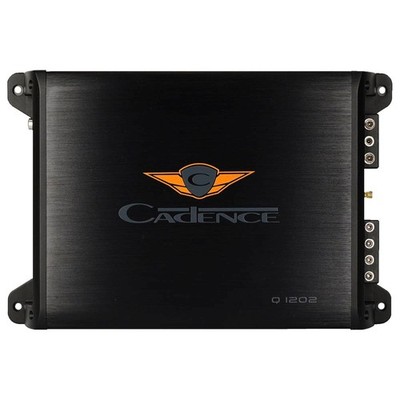 Cadence 120 Watt 2-Channel 2-Ohm Class A/B Car Audio Amplifier Q1202