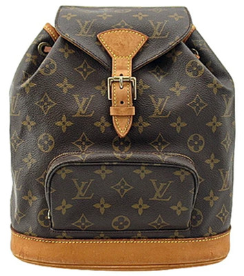 Louis Vuitton Monogram Montsouris MM Backpack Brown M51136 LV