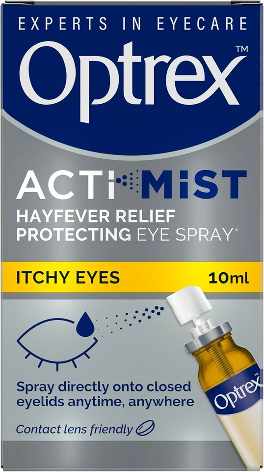‎OPTREX Optrex Actimist Eye Spray, 10ml, Eye Spray, Itchy Eyes, Watery Eyes, Dry Eyes,