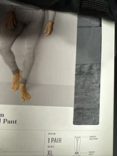 Premium Thermal PANTS NEW men's Goodfellow SIZE choices Light Gray