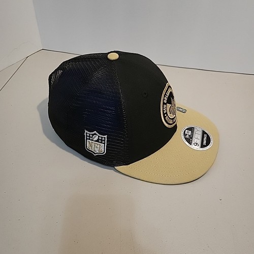 NEW ORLEANS SAINTS NFL NEW ERA 9FIFTY SIDELINE LOW PROFILE SNAPBACK HAT CAP - Picture 3 of 6