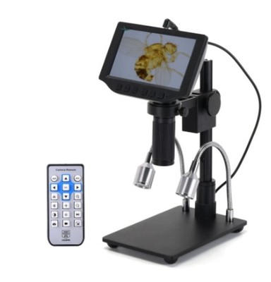 16-megapixel Electron Microscope with 800x Magnification and Industrial Camera 