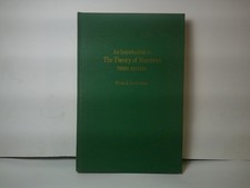 AN INTRODUCTION TO THE THEORY OF NUMBERS THIRD EDITION ZUCKERMAN 1972 HB NICE
